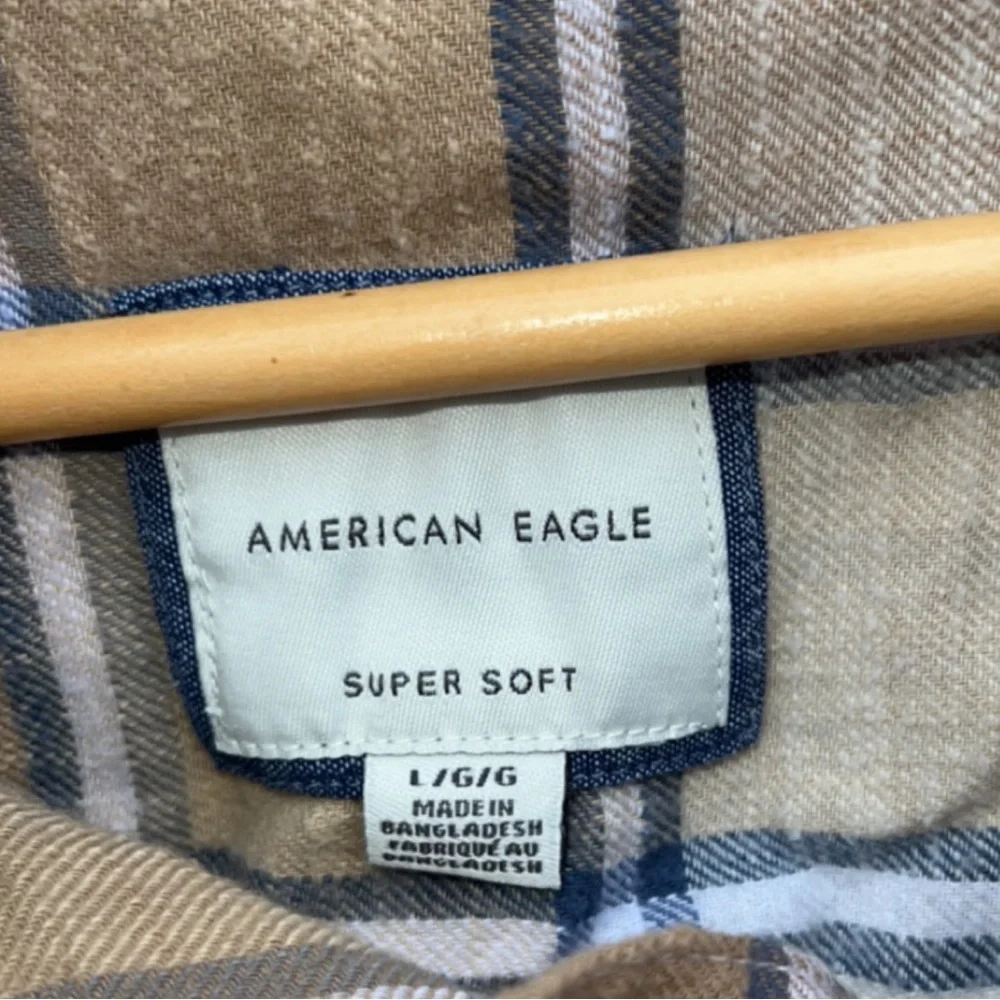 Hooded flannel; American eagle - Picture 3 of 3